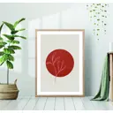 Постер 28 картин Абстракция в японском стиле ветка 50x40 см, в подарочном тубусе без рамы