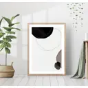 Постер 28 картин Абстракция пятна минимализм 50x40 см, в подарочном тубусе без рамы