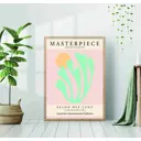 Постер 28 картин "Абстракция растение и солнце" 50x40 см, в подарочном тубусе без рамы