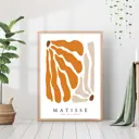 Постер 28 картин "Абстракция растения матисс цветы" 50x40 см, в подарочном тубусе без рамы