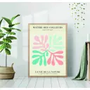 Постер 28 картин "Абстракция рисунок разноцветное растение" 50x40 см, в подарочном тубусе без рамы