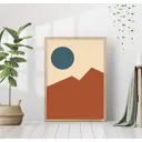 Постер 28 картин "Абстрактный пейзаж. минимализм" 70x50 см, в подарочном тубусе без рамы