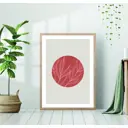 Постер 28 картин Абстракция в японском стиле листья 70x50 см, в подарочном тубусе без рамы