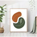 Постер 28 картин "Абстракция инь-янь" 70x50 см, в подарочном тубусе без рамы