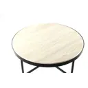 Журнальный столик круглый Callisto mobili 60x60 см бежевый
