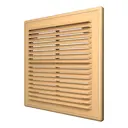 Решётка вентиляционная ERA 249x249 с рамкой и сеткой ABS пластик цвет бежевый