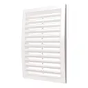 Решётка вентиляционная наружная ERA Street Line 200x200 с рамкой ASA пластик цвет белый