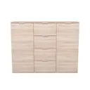Комод Leset 120x95x39 см 6 ящиков ЛДСП цвет бежевый 7767-7753