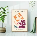 Постер 28 картин "Анри матисс абстракция рисунок в современном стиле" 50x40 см, в подарочном тубусе без рамы