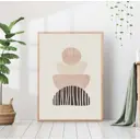 Постер 28 картин Абстракция пирамида 50x40 см, в подарочном тубусе без рамы