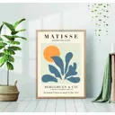 Постер 28 картин "Анри матисс рисунок зеленое растение и солнце" 70x50 см, в подарочном тубусе без рамы