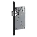 Защелка врезная сантехническая Нора-М 18576 13-90 универсальная, цвет черный