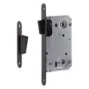 Защелка врезная сантехническая Нора-М 18515 13М-90 мм магнитная бесшумная, цвет графит