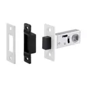 Защелка дверная Нора-М 18533 С-50М магнитная бесшумная, цвет белый