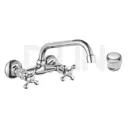 Двухвентильный смеситель D-lin D142811 цвет хром