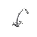 Двухвентильный смеситель D-lin D151810 цвет хром