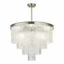 Люстра на штанге ST LUCE SL1230.102.08 8 ламп 24 м² цвет золото