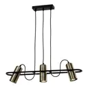 Люстра подвесная RIVOLI 3101-203 3 лампы цвет черный