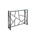 Консоль напольная Allconsoles 1052-CB clear 100x80x25 см сталь цвет черный