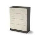 Комод Стендмебель Басса 4 ящика 80x41.4x104 см ЛДСП цвет венге