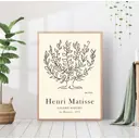 Постер 28 картин Рисунок дерево матисс 50x40 см без рамы