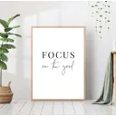 Постер 28 картин Мотивация фокус на хорошем 50x40 см без рамы