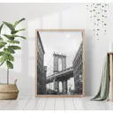 Постер 28 картин "Бруклинский мост" 50x40 см без рамы