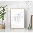 Постер 28 картин "Букет лилий" 70x50 см без рамы