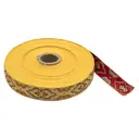 Лента жаккардовая Красная лента С1852Г17 рис. 9192 24мм*25м желтый
