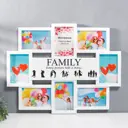 Мультирамка "FAMILY" коллаж на 8 фото 10x15 см белый