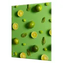 Защитный экран Borntoprint Fresh juicy 60x75x0.4 см закаленное стекло цвет прозрачный