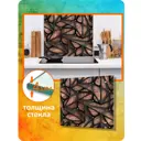 Стеновая панель Borntoprint Абстракция на дереве 60x50x0.4 см закаленное стекло цвет прозрачный