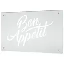 Защитный экран Borntoprint Bon appetit 60x90x0.4 см закаленное стекло цвет прозрачный