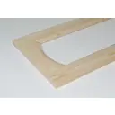 Фасад со стеклом Леспроф Экстра 29.60x57x2.20 см сосна/стекло цвет бежевый