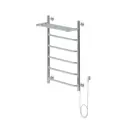 Полотенцесушитель электрический Aquanet Fiona 00281999 94 Вт 56x80 см цвет хром