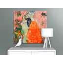 Картина на холсте Первое ателье "Репродукция Густава Климта "Подруги (погибла в пожаре 1945)" 34x35 см