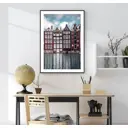 Постер 28 картин "Город Амстердам" 40x50 см, в подарочном тубусе без рамы