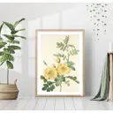 Постер 28 картин "Желтые розы Редуте" 40x50 см, в подарочном тубусе без рамы