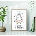 Постер 28 картин "Единорог" 50x70 см, в подарочном тубусе без рамы