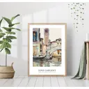 Постер 28 картин "Джон Сарджент. Венеция рисунок акварелью" 50x70 см, в подарочном тубусе без рамы