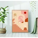 Постер 28 картин Лестницы Арки Кувшины 40x50 см, в подарочном тубусе без рамы