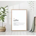 Постер 28 картин "Кофе-горячий напиток" 40x50 см, в подарочном тубусе без рамы
