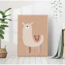 Постер 28 картин "Лама" рисунок 40x50 см, в подарочном тубусе без рамы