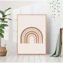 Постер 28 картин "Коричневая радуга" 50x70 см, в подарочном тубусе без рамы