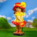 Садовая фигура Хорошие сувениры Девушка Модница 40x30x87 см