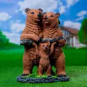 Садовая фигура Хорошие сувениры Мишки-семейка 32x25x45 см