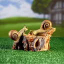 Садовая фигура Хорошие сувениры Улитки-кормушки 15x25см