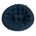 Кресло-мешок Пуффбери Оустер 85x75x100 см жаккард цвет темно-синий