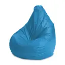 Кресло-мешок Пуффбери Груша 85x125x75 см оксфорд цвет голубой