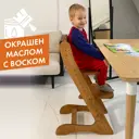 Растущий стул для детей "Компаньон" №1 золотой дуб